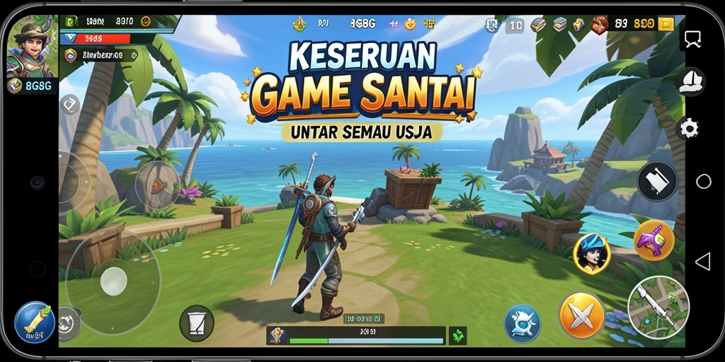 Screenshot gameplay <strong>8G8G</strong> yang menampilkan keseruan dan warna-warni permainan.