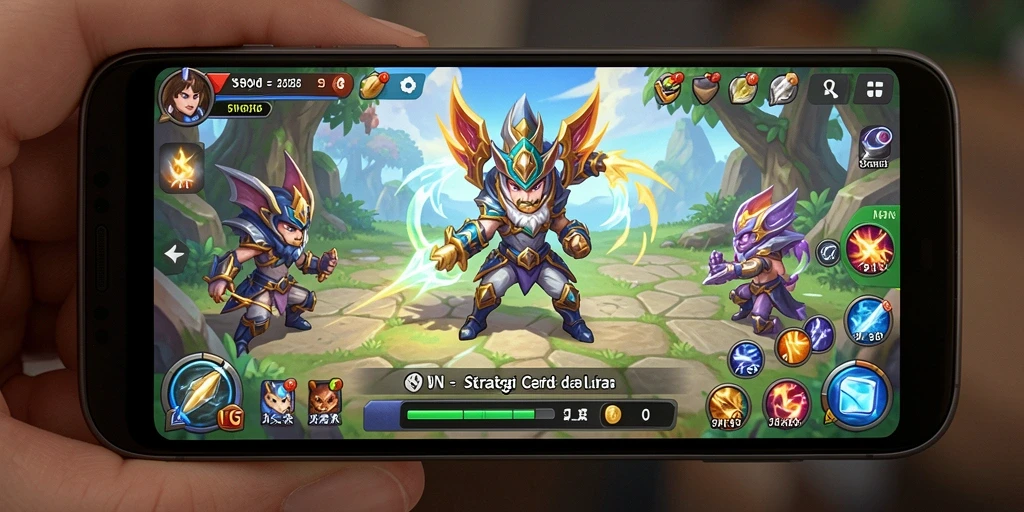 Tampilan gameplay 9N9N yang memukau dan strategis.