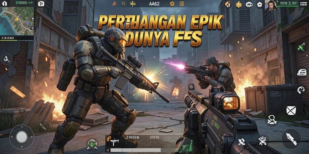 Gameplay mendebarkan dengan aksi tembak-menembak intens.