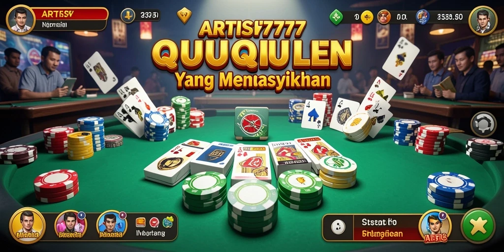 Tampilan gameplay seru dari ARTIS777 yang penuh strategi QiuQiu.