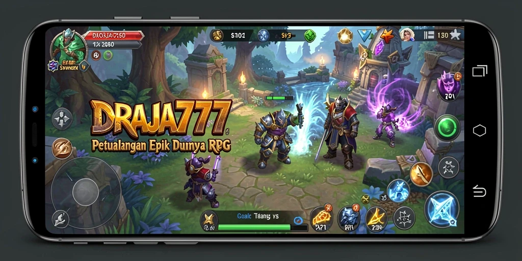 Tampilan gameplay DRAJA777 yang menakjubkan dalam dunia RPG.