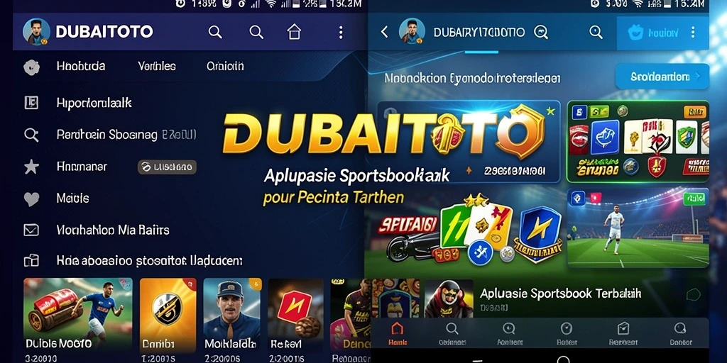 Screenshot DUBAITOTO menampilkan antarmuka menarik untuk taruhan olahraga.