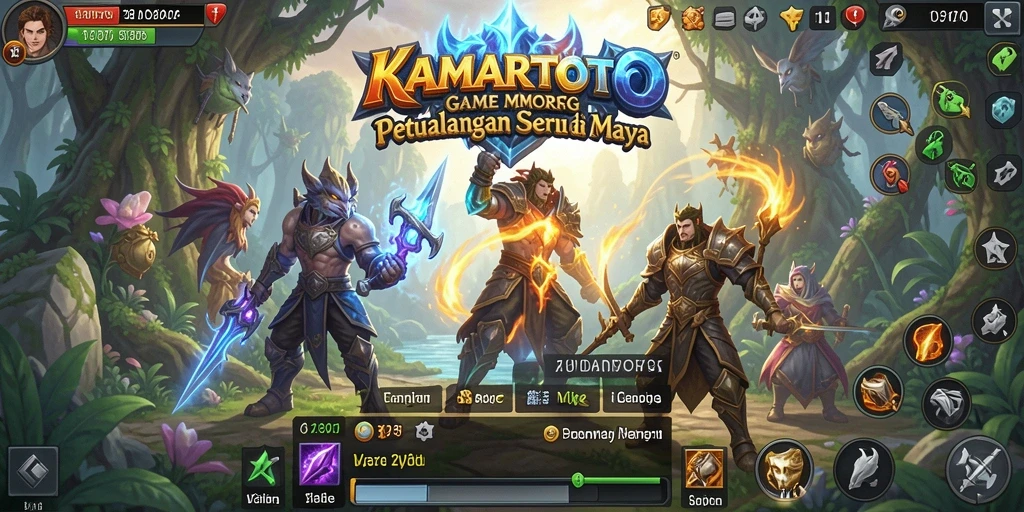 Screenshot menampilkan karakter beraksi dalam dunia <strong>KAMARTOTO</strong> yang menakjubkan.