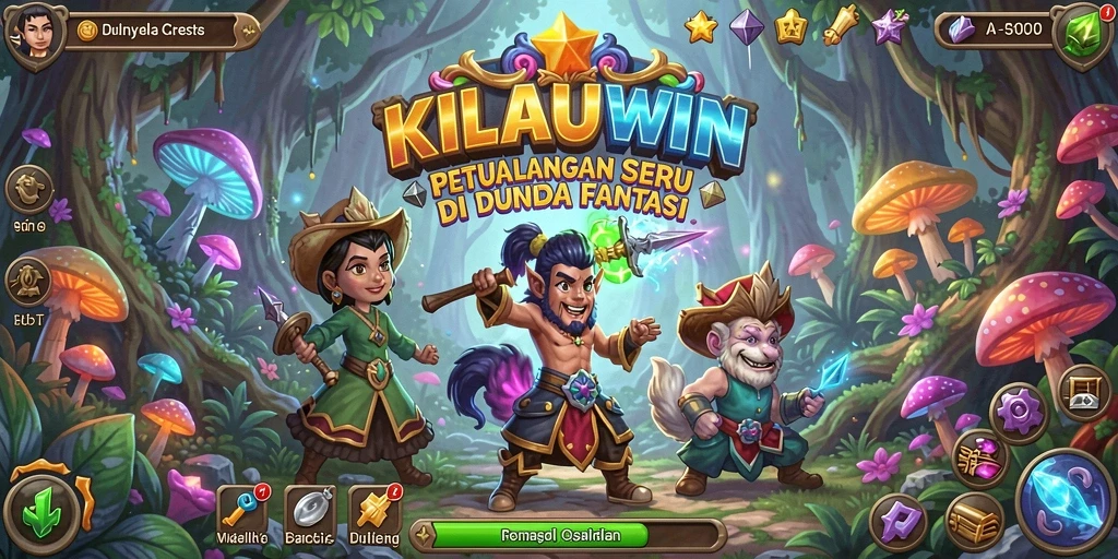 Tampilan gameplay KILAUWIN yang penuh aksi petualangan.