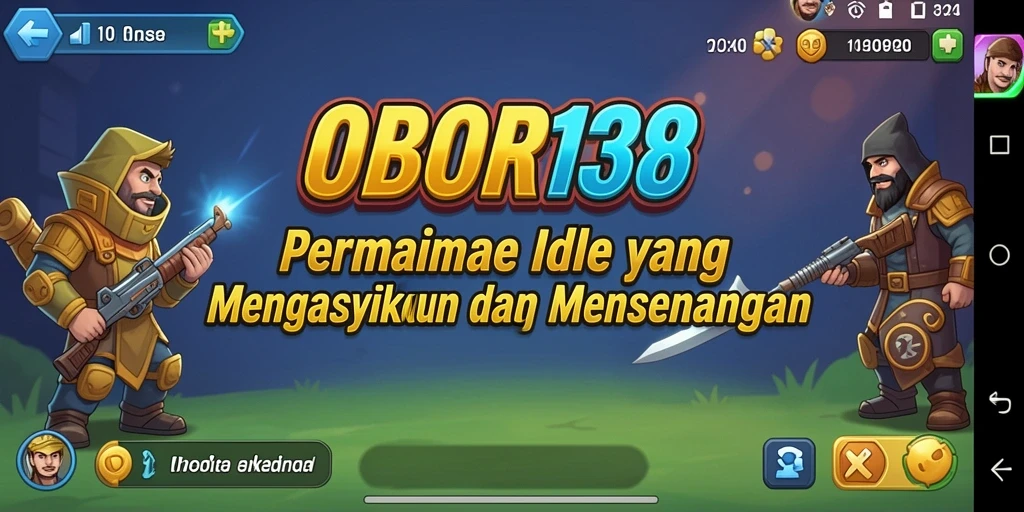 Tampilan gameplay utama OBOR138 yang menarik dan penuh warna.