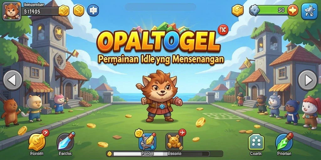 Tampilan gameplay menarik dari OPALTOGEL sebagai game Idle.