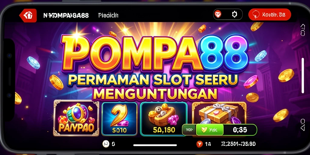 Tampilan gameplay POMPA88 dengan fitur Slot yang menarik.
