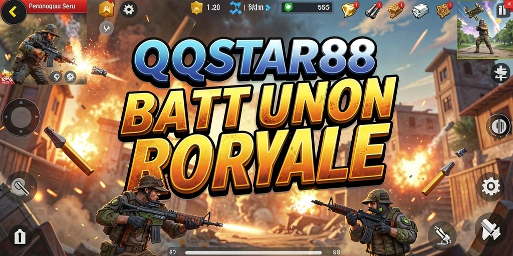 Gameplay menegangkan dalam Battle Royale QQSTAR88 yang penuh strategi.