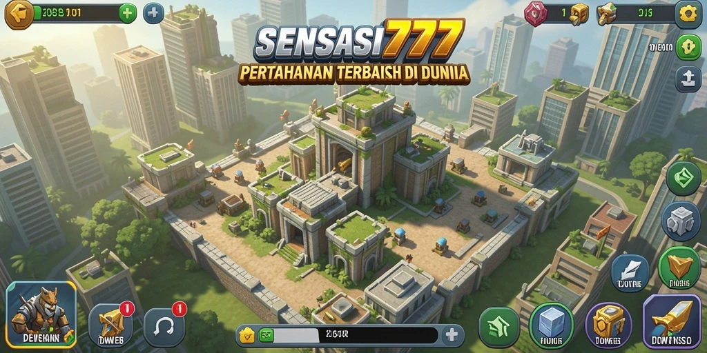 Gameplay menantang di SENSASI777 dengan strategi Tower Defense yang seru.
