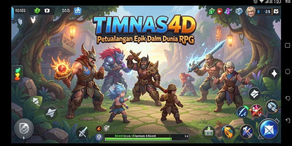 Tampilan gameplay seru dari TIMNAS4D dalam dunia RPG yang penuh petualangan.