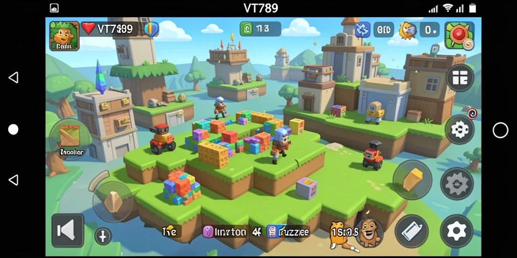 Tangkap layar utama VT789 menampilkan gameplay menantang permainan Puzzle.